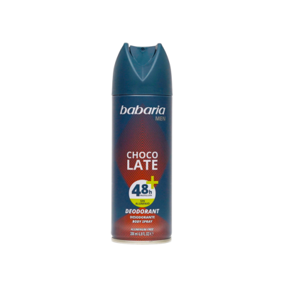 Deodorant spray fara aluminiu pentru barbati, protectie 48h+, Chocolate, Babaria Men, 200 ml