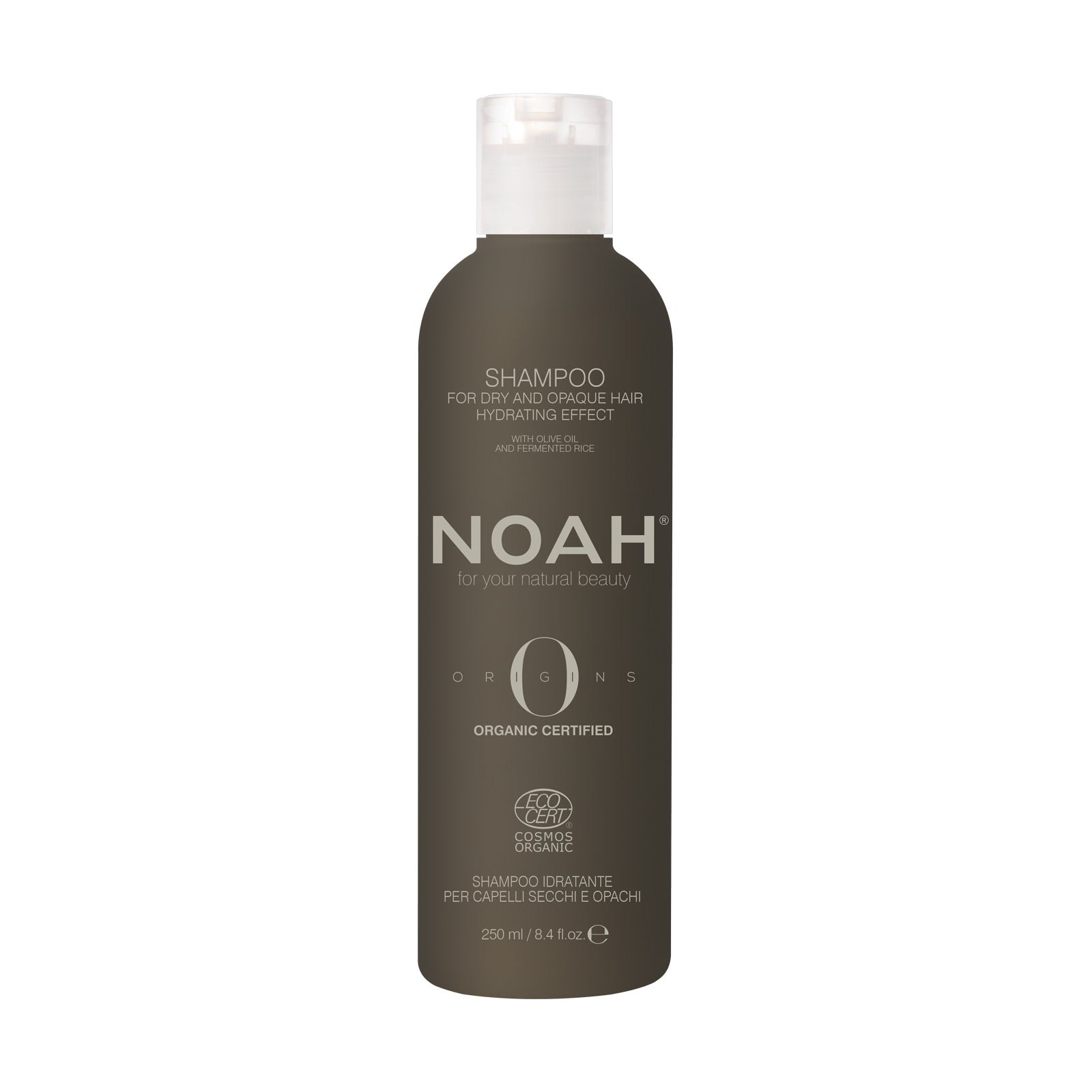 Sampon BIO hidratant cu ulei de masline pentru parul uscat si casant , Noah, 250 ml