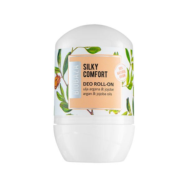 Deodorant natural pe baza de piatra de alaun pentru femei, SILKY COMFORT, Biobaza, 50 ml