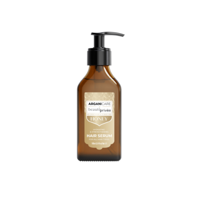 Ser hidratant si fortifiant pentru par, cu ulei de argan & miere, Honey, Arganicare beaute privee, 100 ml