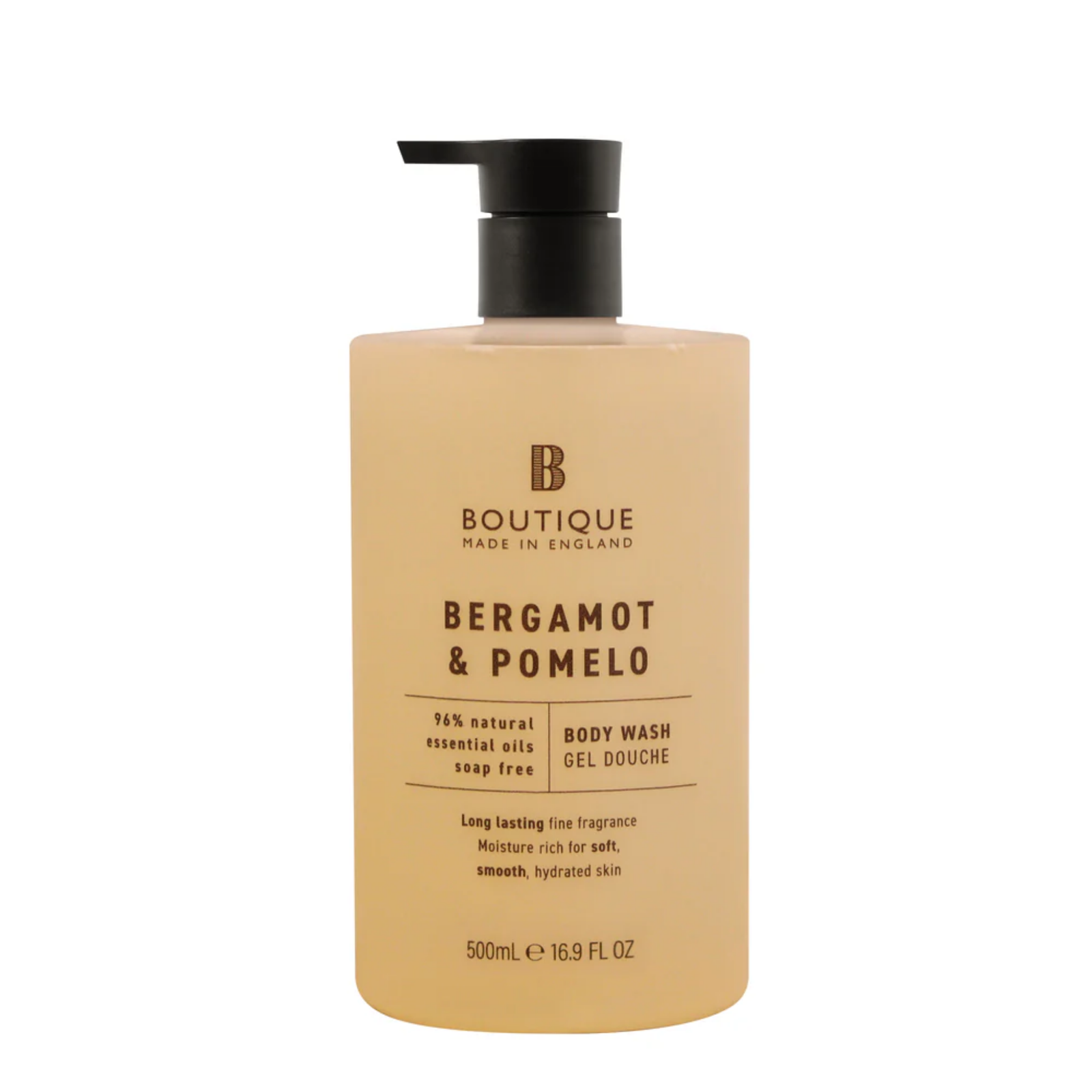 Gel de dus cu parfum de bergomata & pomelo, Boutique, 500 ml