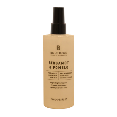 Spray pentru par & corp cu parfum de bergomata & pomelo, Boutique, 250 ml