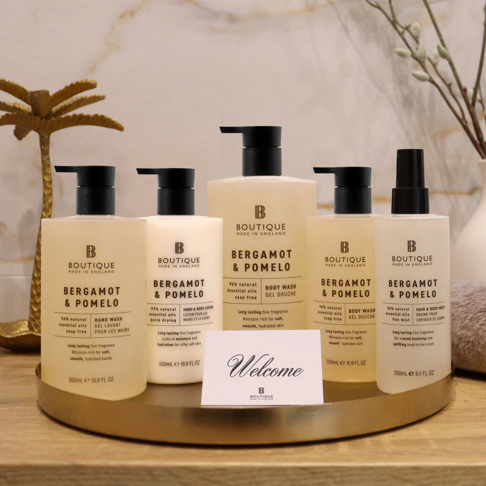 Spray pentru par & corp cu parfum de bergomata & pomelo, Boutique, 250 ml - imagine 2