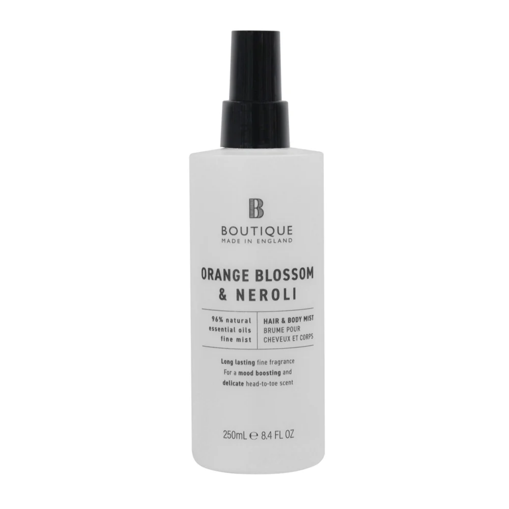 Spray pentru par & corp cu parfum de flori de portocal & neroli, Boutique, 250 ml