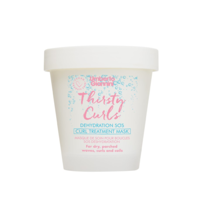 Masca tratament pentru parul cret uscat, cu acid hialuronic, Thirsty Curls Dehydration SOS, Umberto Giannini, 200 ml