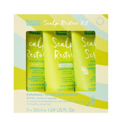 Set anti-matreata, travel size, Scalp Restore Kit, Umberto Giannini, 3 x 50 ml