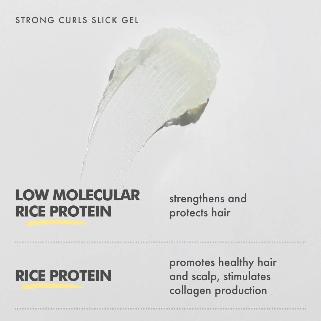 Gel pentru netezirea parului, cu ulei de rozmarin si ricin, Slick Gel, Strong Curls, Umberto Giannini, 50 ml - imagine 4