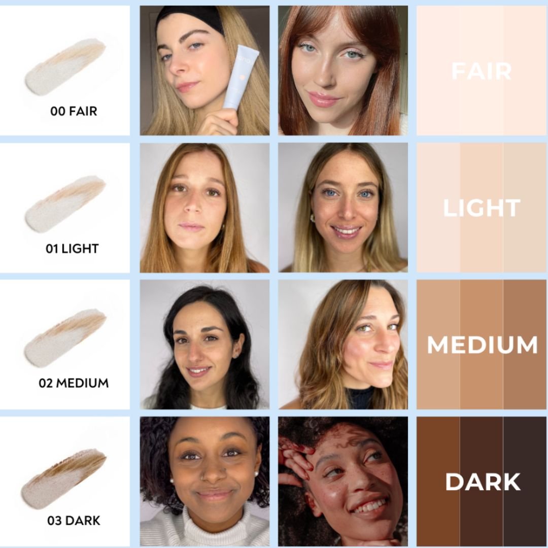 Crema coloranta BB Cream 2 in 1 Natural Beauty - FAIR 00, SPF 15, Blondesister, 30 ml - imagine 4