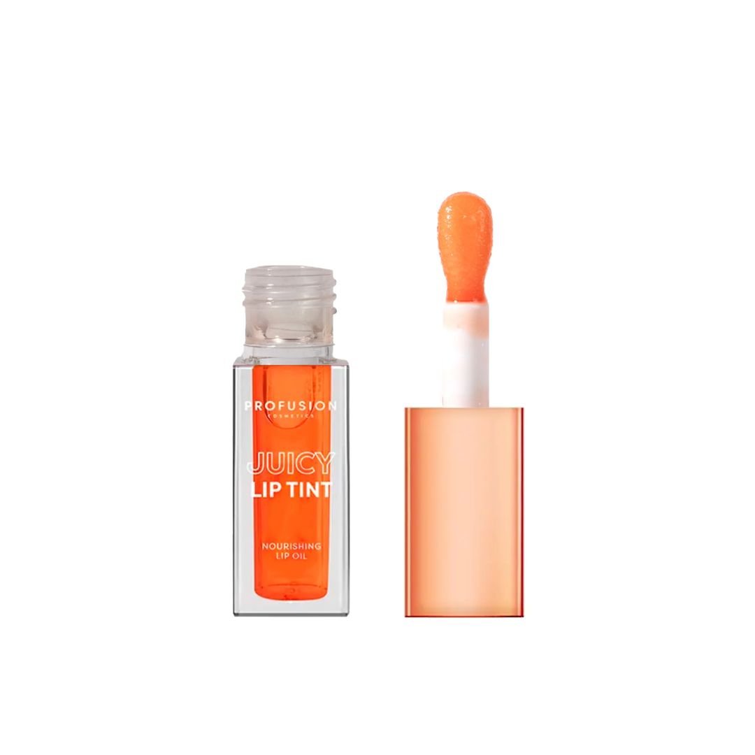 Ulei de buze hranitor si colorat Juicy Lip Tint, Curious Coral, Profusion Cosmetics, 4.5 ml - imagine 2