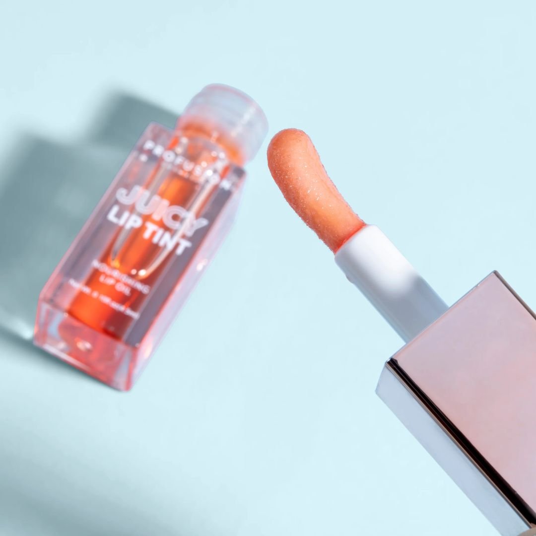 Ulei de buze hranitor si colorat Juicy Lip Tint, Curious Coral, Profusion Cosmetics, 4.5 ml - imagine 4