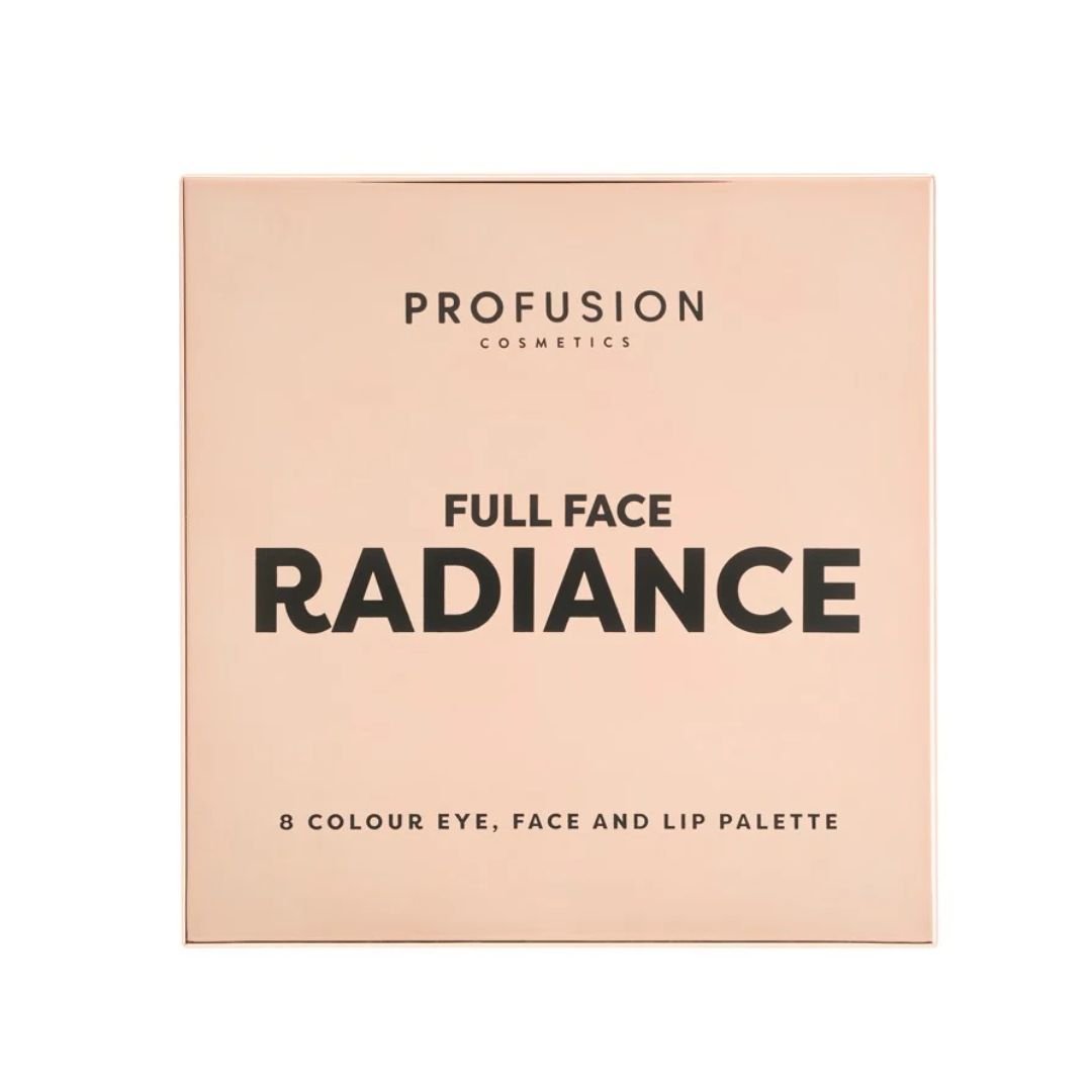 Paleta machiaj complet Full Face, Radiance, 8 nuante, Profusion Cosmetics, 22 g - imagine 2