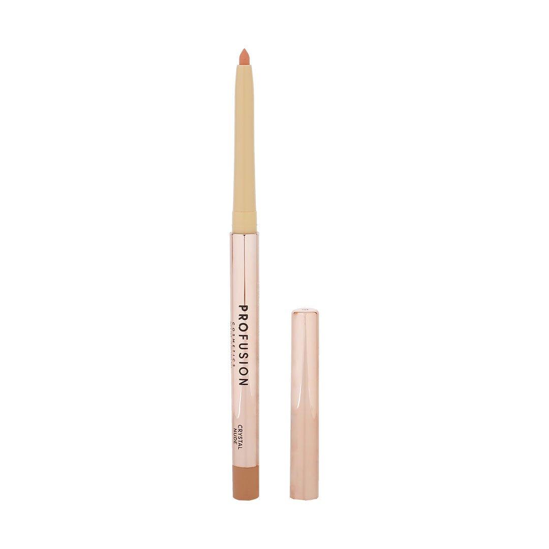 Set Lip Envy Crystal Nude, luciu de buze ultra neted si lucios & creion pentru buze cu finish satinat, Profusion Cosmetics, 3,5 ml + 0,3 g - imagine 2