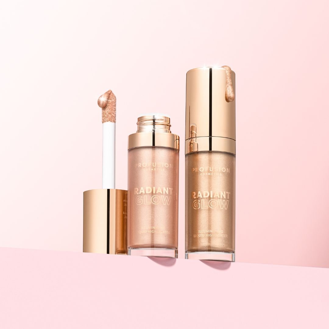 Highlighter lichid Radiant Glow, nuanta Champagne, Profusion Cosmetics, 14.5 ml - imagine 6