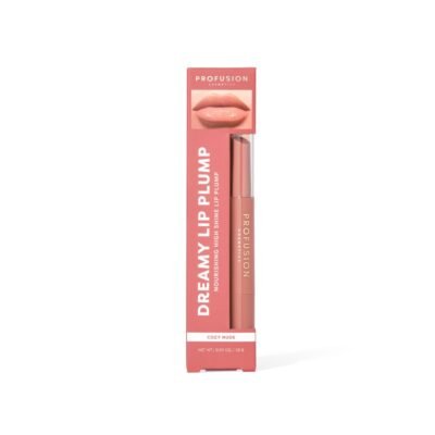 Gloss hranitor cu efect volumizant, Dreamy Lip Plump, nuanta Cozy Nude, Profusion Cosmetics, 1.5 g