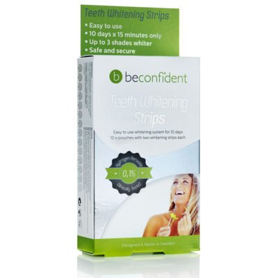 Benzi pentru albirea dintilor, Beconfident, 10 bucati x 2
