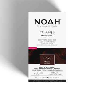 Vopsea de par naturala, Mahon, 6.56, Noah, 140 ml