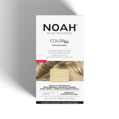 Vopsea de par naturala, Blond super platinat, 11.00, Noah, 140 ml