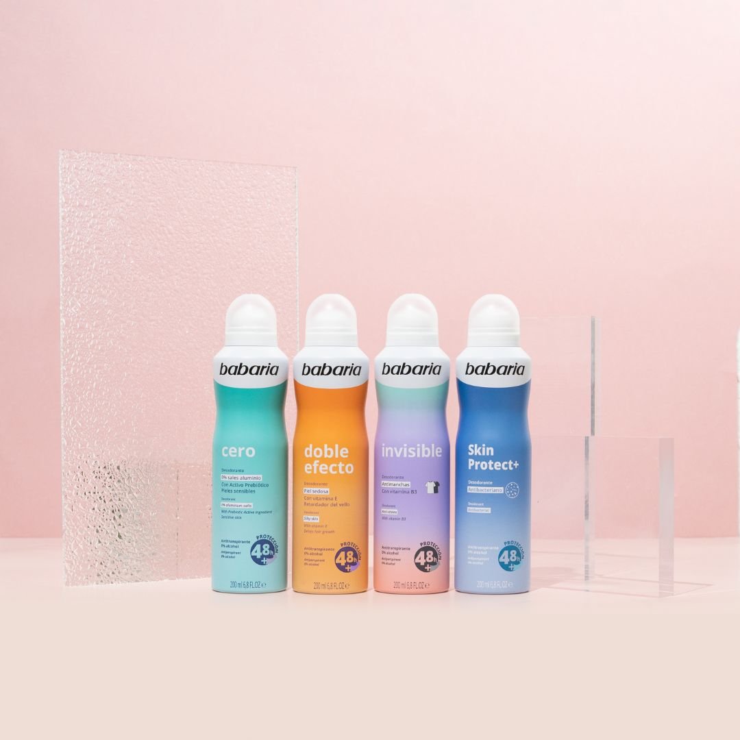 Deodorant spray fara alcool anti pete albe, Invisible, Babaria, 200 ml - imagine 3