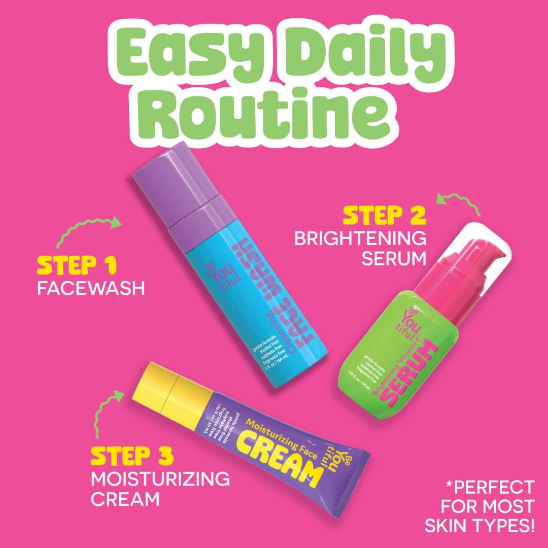 Ser facial iluminator cu vitamina C pentru adolescenti si tineri, BeYoutiful, 40 ml - imagine 2