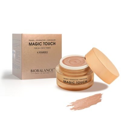 Magic Touch - Primer, fond de ten si anti-cearcan cu vitamina C, pentru toate tonurile pielii, Bio Balance, 30 ml