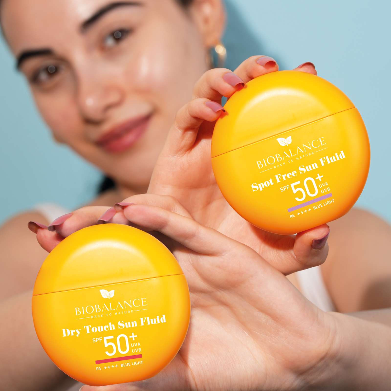 Spot Free, fluid protectie solara SPF 50+ UVA & UVB, PA++++ Blue Light, BioBalance, 40 ml - imagine 2