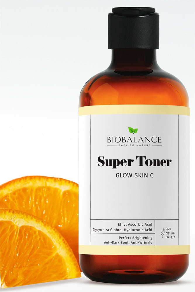 Super Toner Glow Skin C, Antirid si Iluminator, Impotriva Petelor Pigmentare, pentru Toate Tipurile de Ten, Bio Balance 250 ml - imagine 2