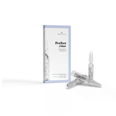 Perfect Glow Fiole concentrate impotriva petelor pigmentare, cu azeloglicina 10%, Bio Balance, 10 x 2 ml