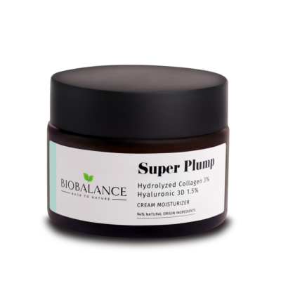 Super Plump Crema antirid intens hidratanta cu Colagen Hidrolizat 3% + Acid Hialuronic 3D 1.5%, Bio Balance, 50 ml