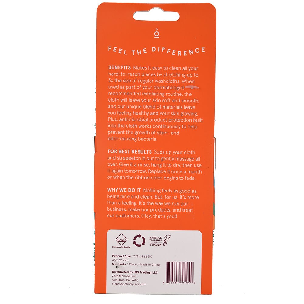 Prosop Exfoliant Elastic pentru Corp, Bath & Body, Cleanlogic, 1 buc - imagine 2