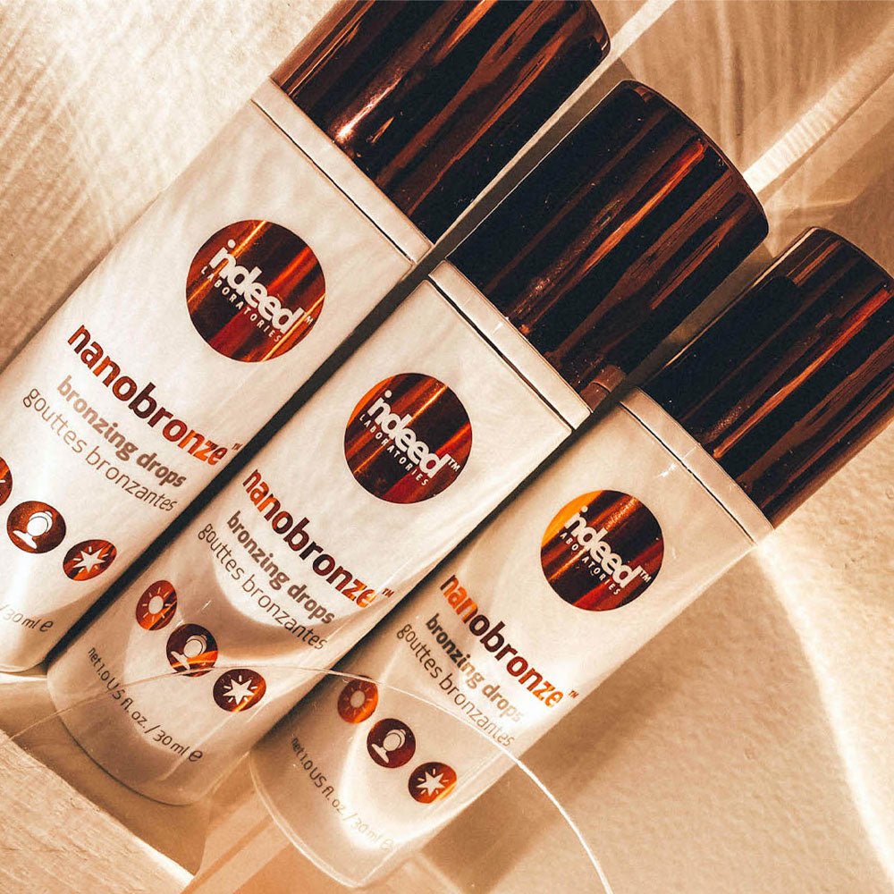 Nanobronze, Ser Bronzant Anti-Poluare cu Protectie Blue Light, Indeed Labs, 30 ml - imagine 2