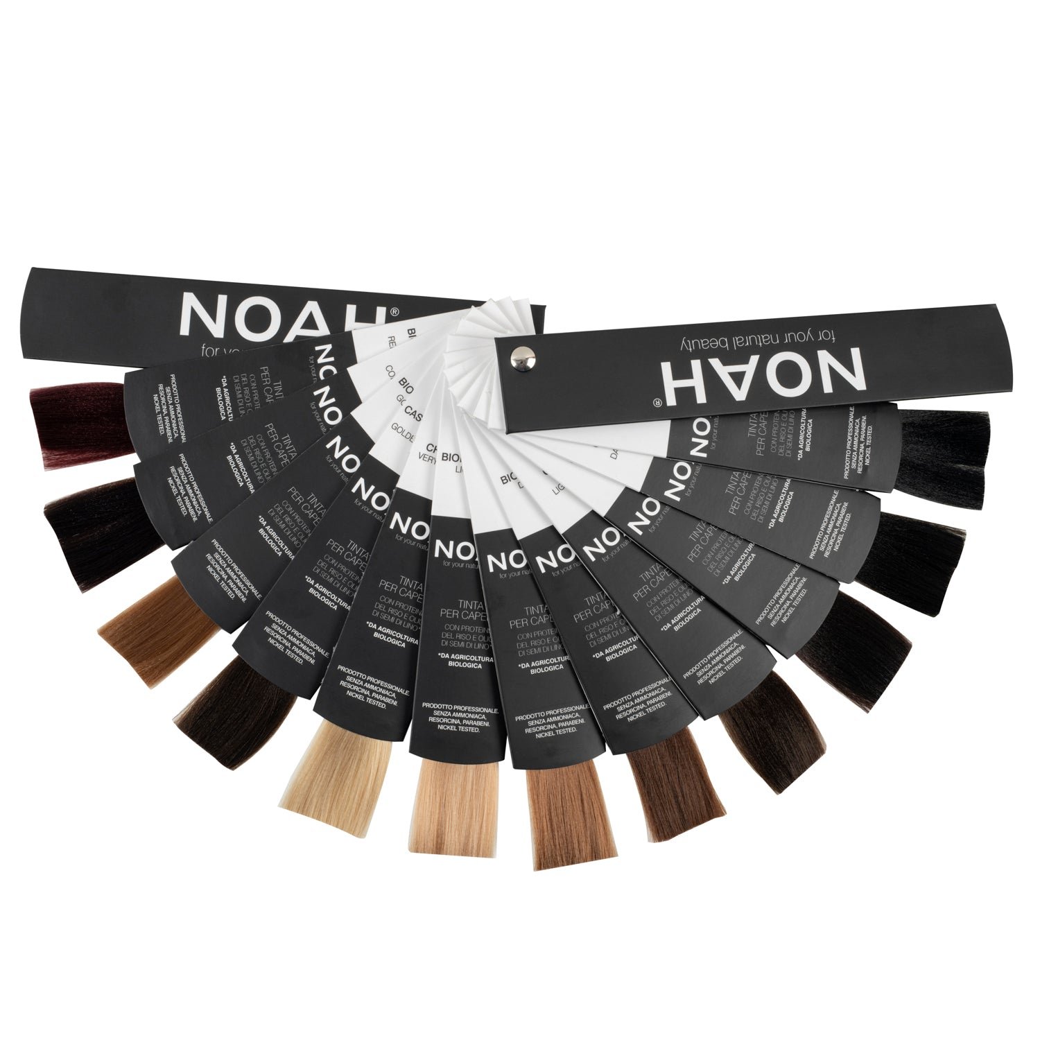 Vopsea de par naturala, Blond, 7.0, Noah, 140 ml - imagine 4