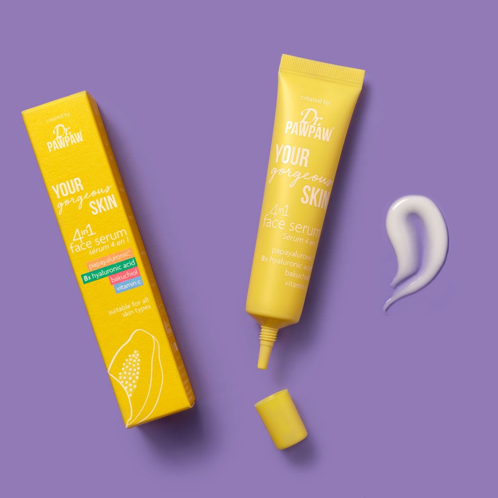 Ser Facial Vegan 4 in 1 cu Papayaluronic, Dr.PAWPAW, 30 ml - imagine 2