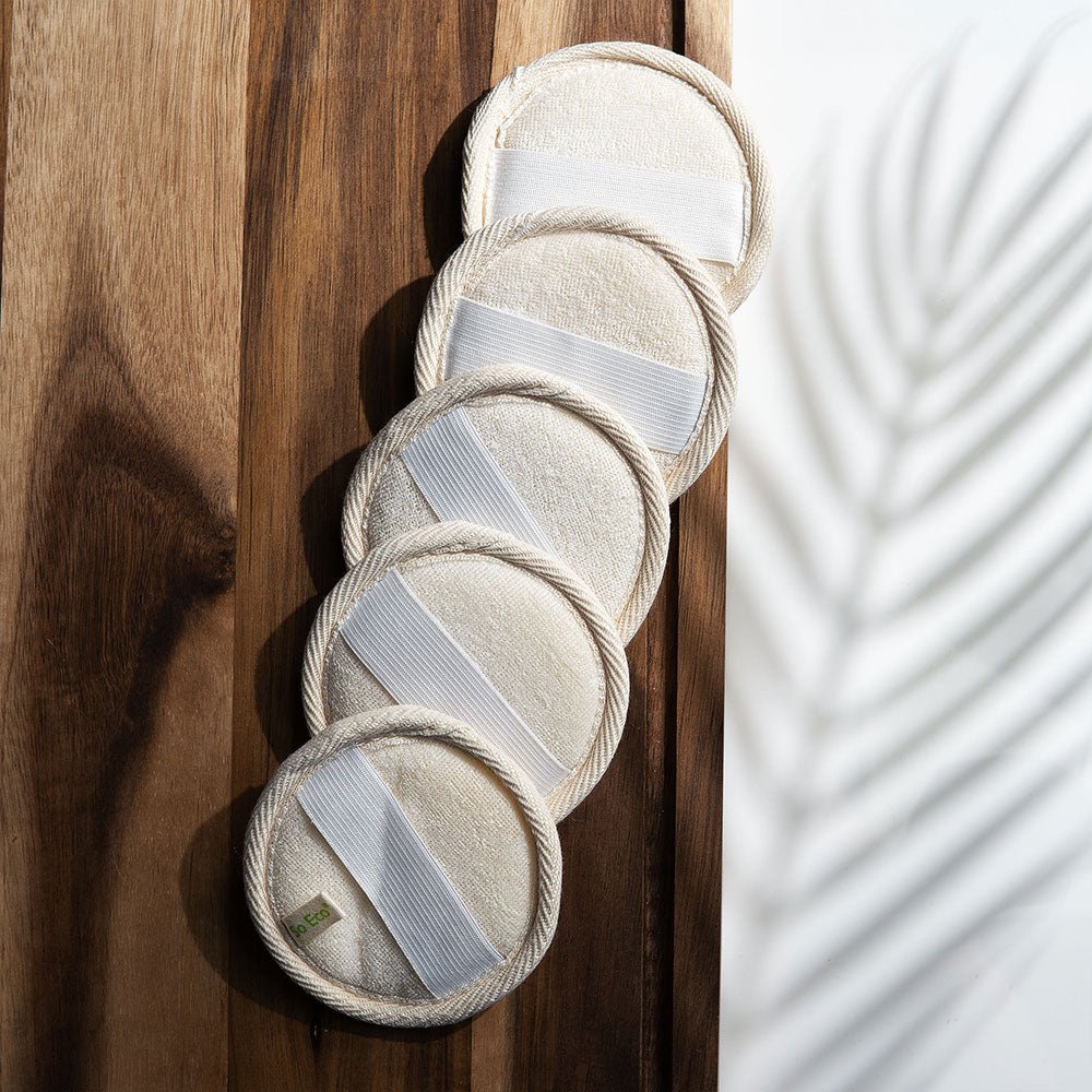 Set 5 Dischete Ecologice Delicate pentru Curatarea Fetei, Reutilizabile, So Eco - imagine 4