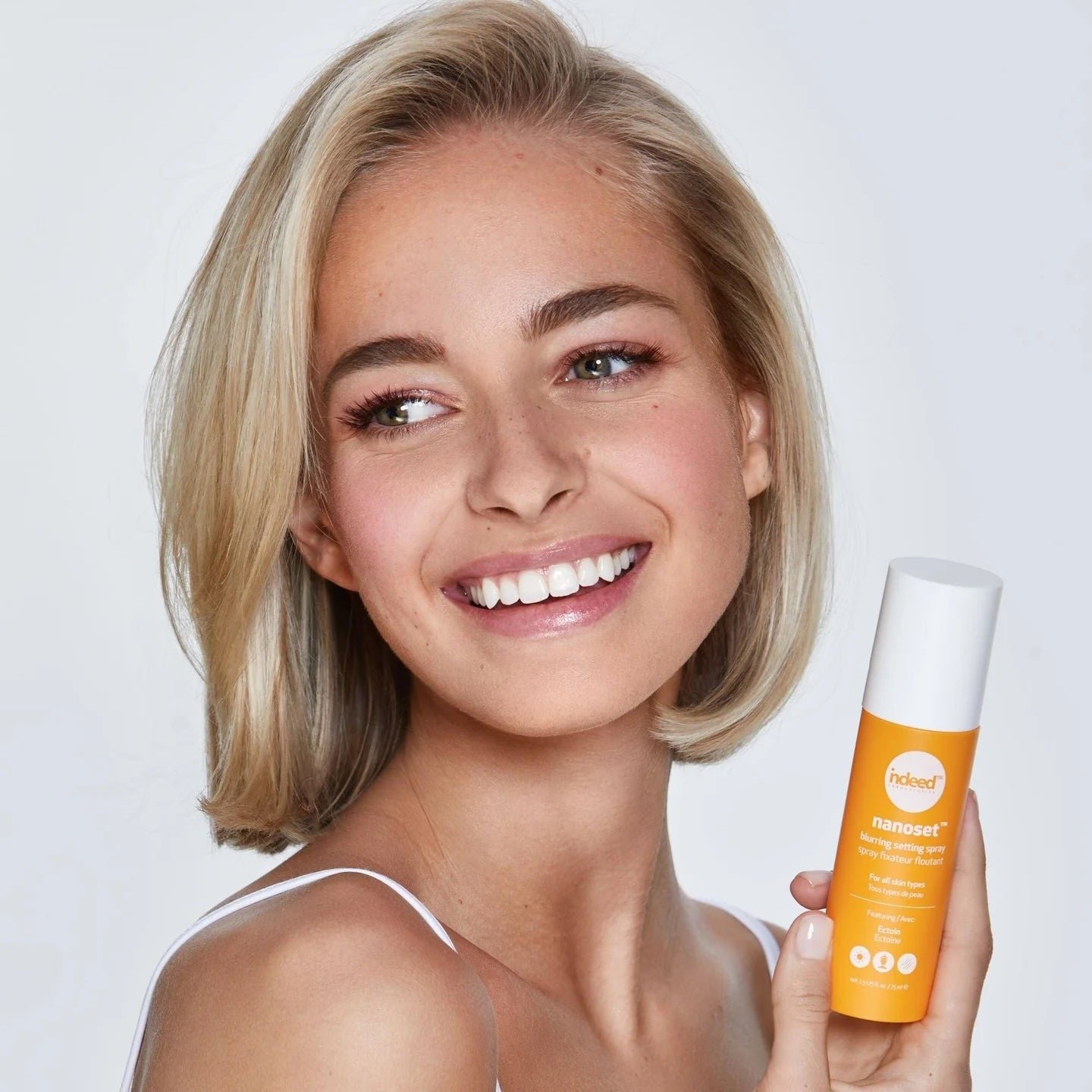 Nanoset spray pentru fixarea machiajului si estomparea imperfectiunilor, Indeed Laboratories, 75 ml - imagine 3